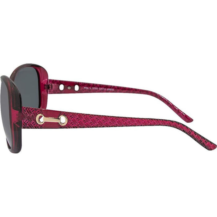 5725, Burgundy/Smoke Polarised Lenses