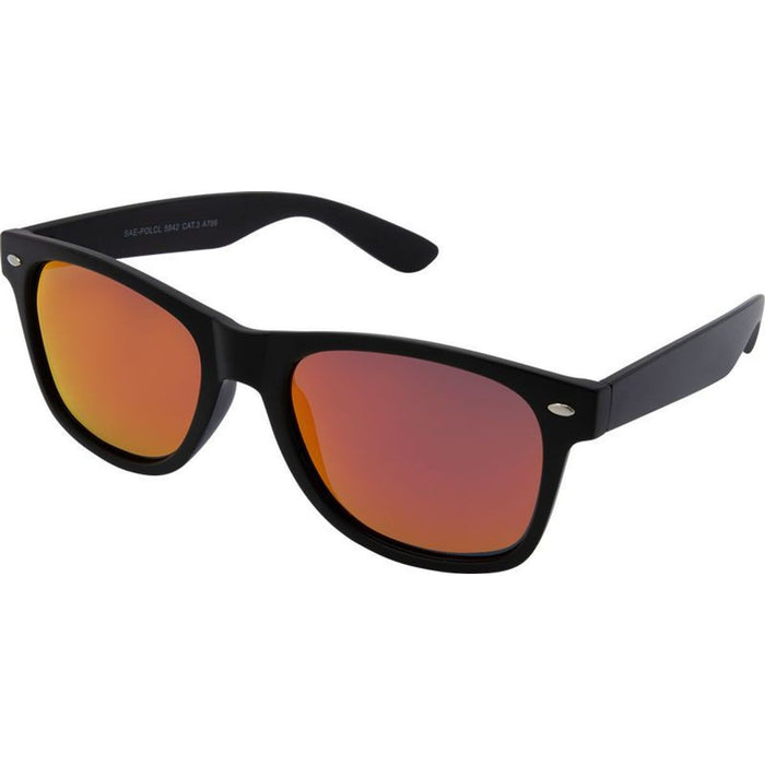 5842, Black/Red Mirror Polarised Lenses