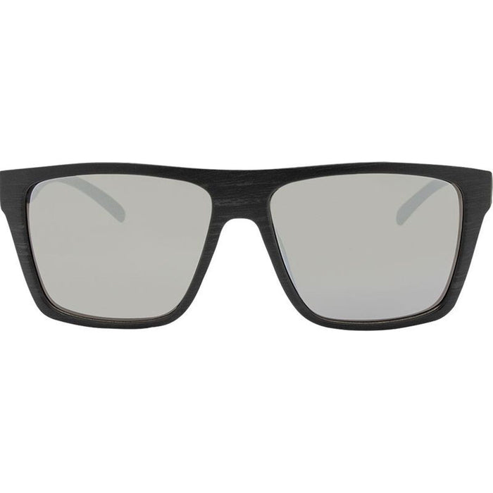 6052, Black Wood/Silver Mirror Lenses
