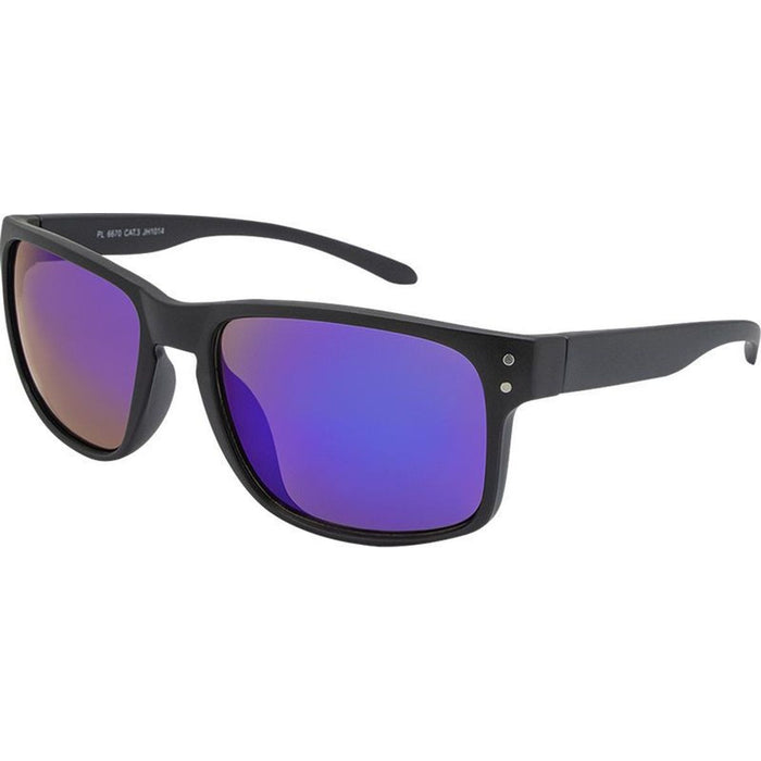 6670, Matte Black/Green Mirror Lenses