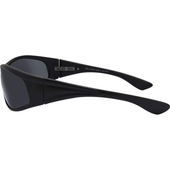 6700, Matte Black/Smoke Polarised Lenses