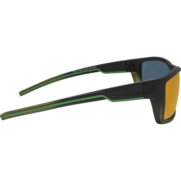 7005, Black to Green/Red Mirror Polarised Lenses