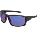7027, Matte Black/Blue Mirror Lenses