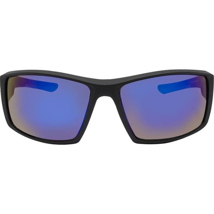 7027, Matte Black/Blue Mirror Lenses