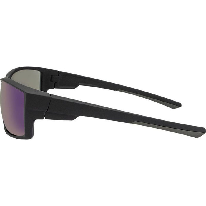 7027, Matte Black/Blue Mirror Lenses