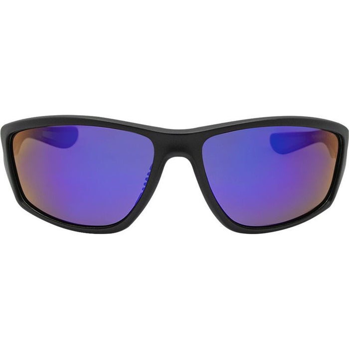 7052, Matte Black/Blue Mirror Polarised Lenses