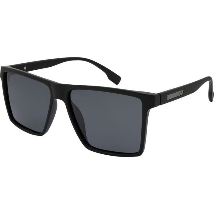 7458, Black Rubber/Smoke Polarised Lenses