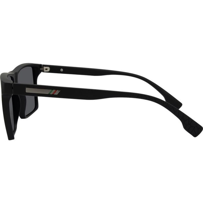 7458, Black Rubber/Smoke Polarised Lenses