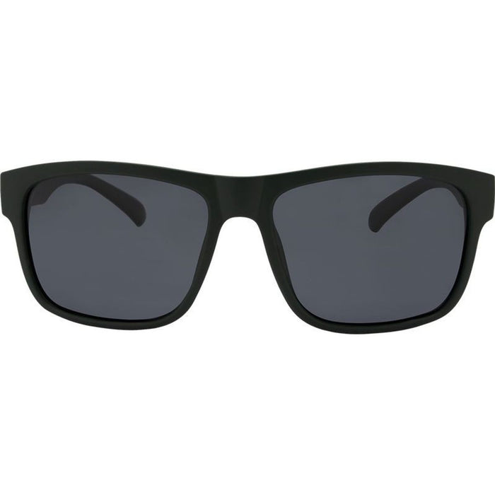 7459, Green Rubber/Smoke Polarised Lenses