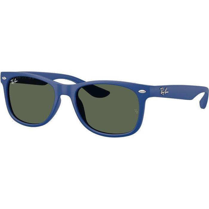 9052S Junior New Wayfarer, Rubber Blue/Dark Green Lenses