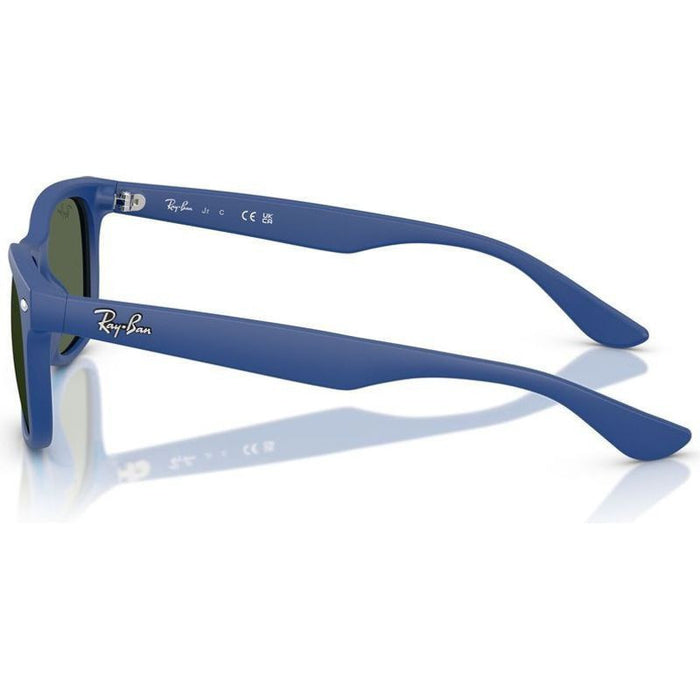 9052S Junior New Wayfarer, Rubber Blue/Dark Green Lenses