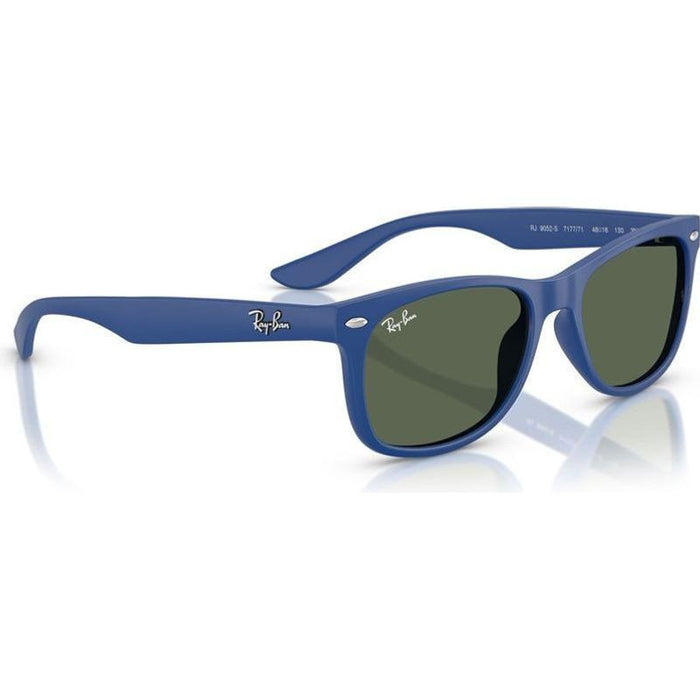 9052S Junior New Wayfarer, Rubber Blue/Dark Green Lenses
