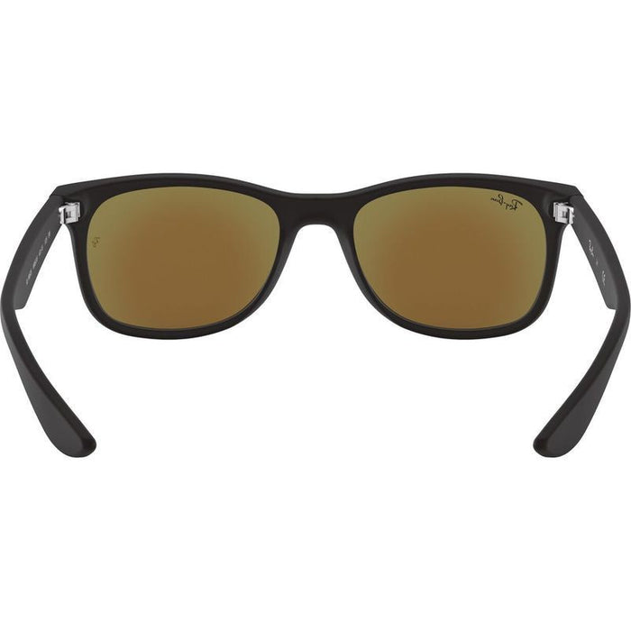 9052S Junior New Wayfarer, Matte Black/Blue Mirror Lenses