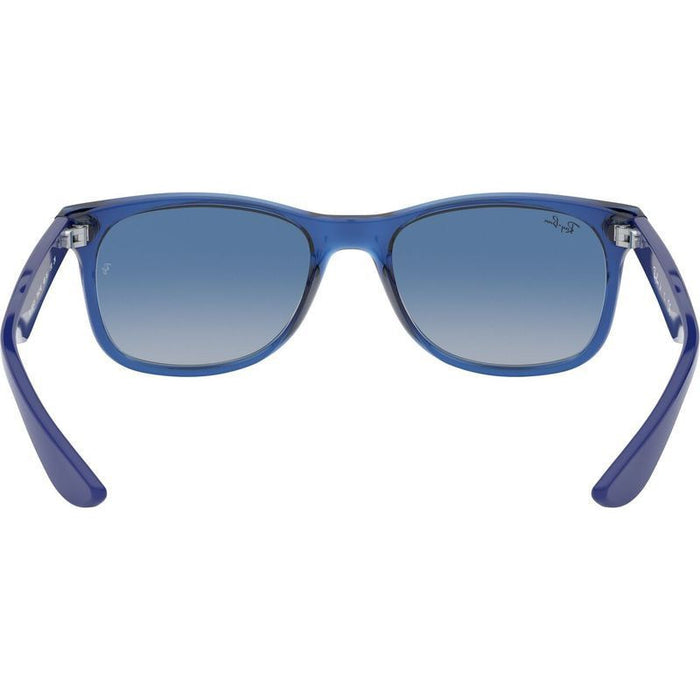9052S Junior New Wayfarer, Transparent Blue/Light Grey Blue Gradient Lenses