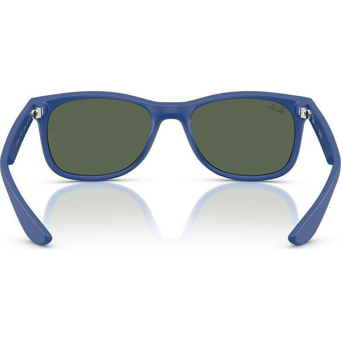 9052S Junior New Wayfarer, Rubber Blue/Dark Green Lenses