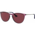 9060S Junior Erika, Rubber Transparent Fuchsia/Dark Violet Lenses