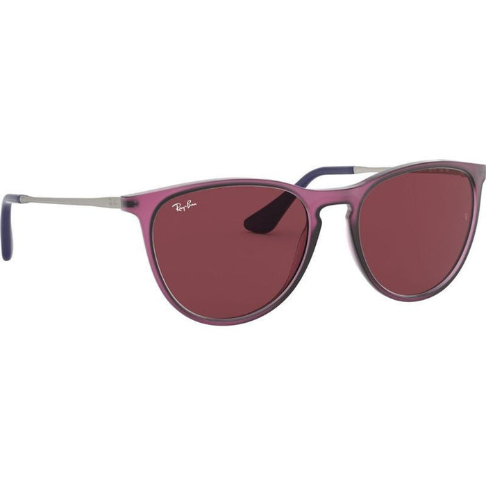 9060S Junior Erika, Rubber Transparent Fuchsia/Dark Violet Lenses