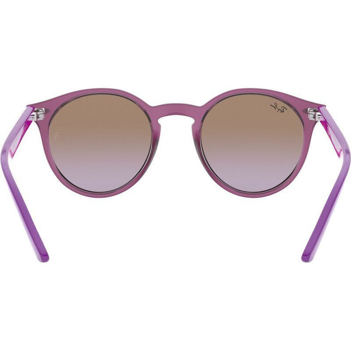 9064S, Transparent Fuxia/Violet Brown Gradient Lenses