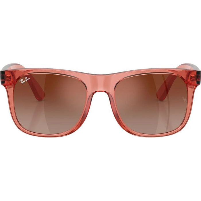 9069S, Transparent Red/Red Brown Gradient Mirror Lenses