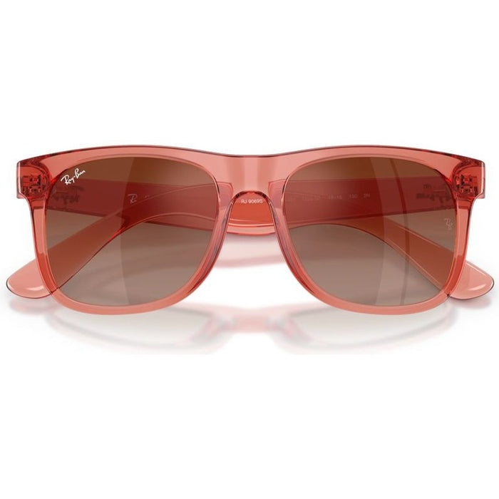 9069S, Transparent Red/Red Brown Gradient Mirror Lenses