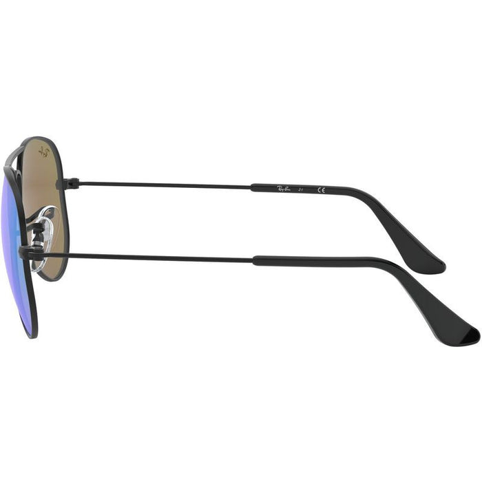 9506, Matte Black/Blue Mirror Lenses