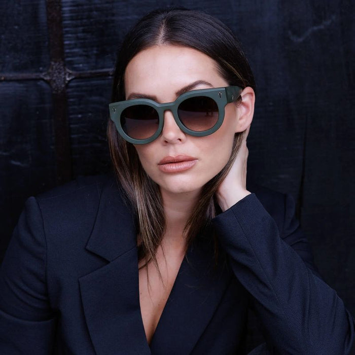 A Dead Coffin Club, Matte Army Green/Brown Gradient Lenses