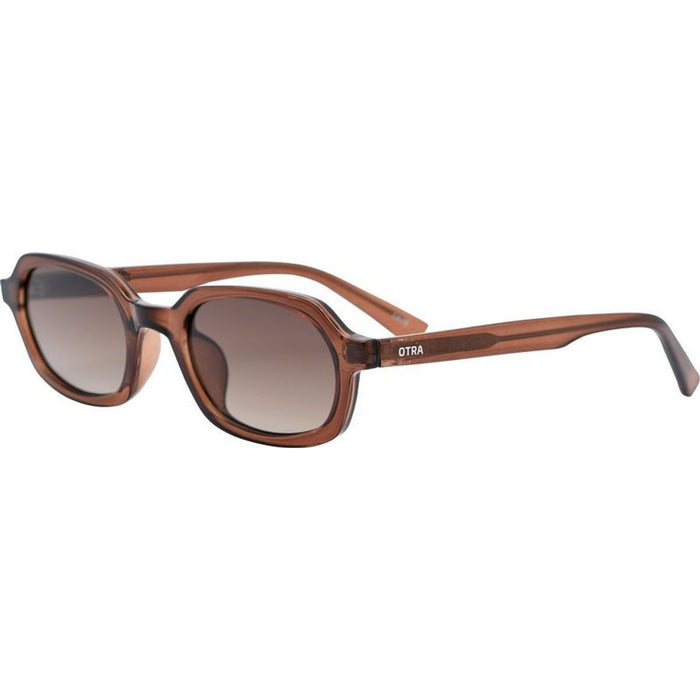 Abby, Transparent Maple/Brown Gradient Lenses
