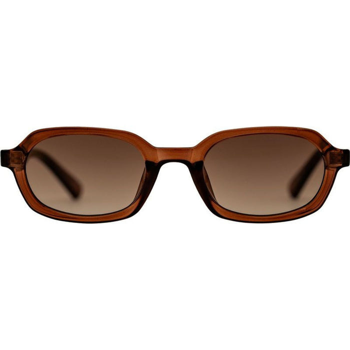 Abby, Transparent Maple/Brown Gradient Lenses