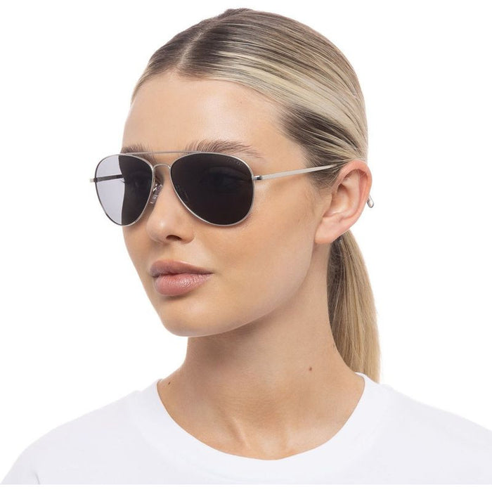 Acacia Small, Silver/Smoke Polarised Lenses