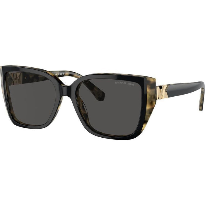 Acadia MK2199, Bi-Layer Black and Amber Tortoise/Dark Grey Lenses 57 Eye Size