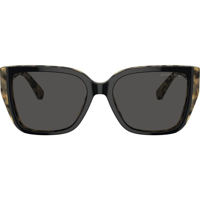 Acadia MK2199, Bi-Layer Black and Amber Tortoise/Dark Grey Lenses 57 Eye Size