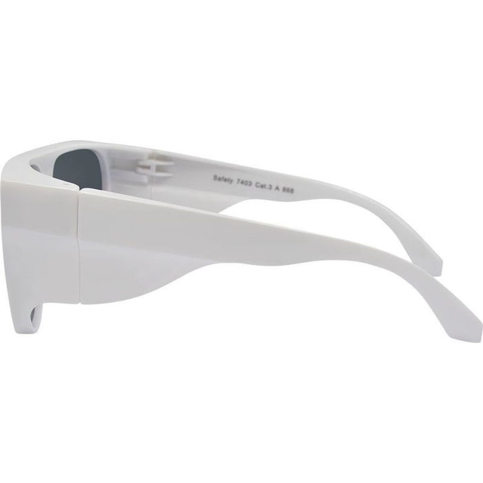 Aerial Safety 7403, White/Smoke Lenses