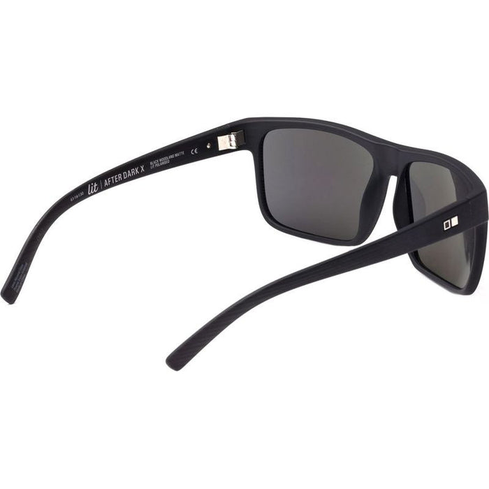 After Dark X, Matte Black Woodland/L.I.T Grey Glass Polarised Lenses