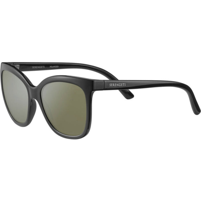 Agata, Shiny Black/555nm Polarised Photochromic Glass Lenses