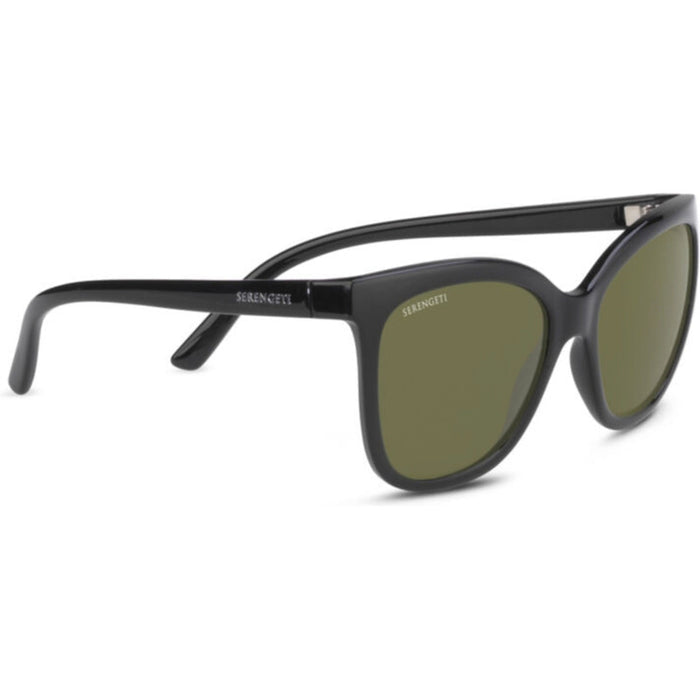 Agata, Shiny Black/555nm Polarised Photochromic Glass Lenses