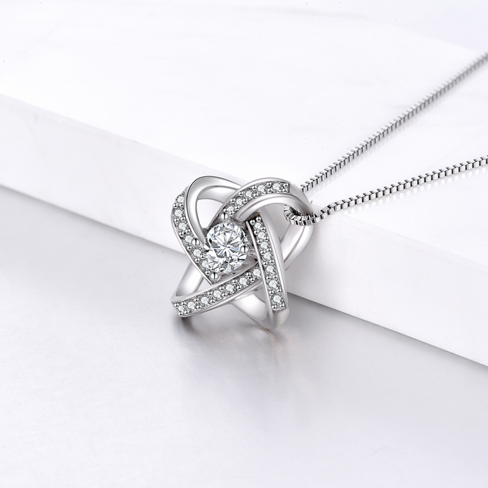 All You Need is Love, All I Need is You - Infinite Love Knot Necklace - Shipping Included