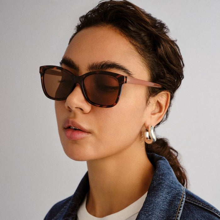 Allambie Petite, Dark Tort and Tan/Brown Polarised Lenses