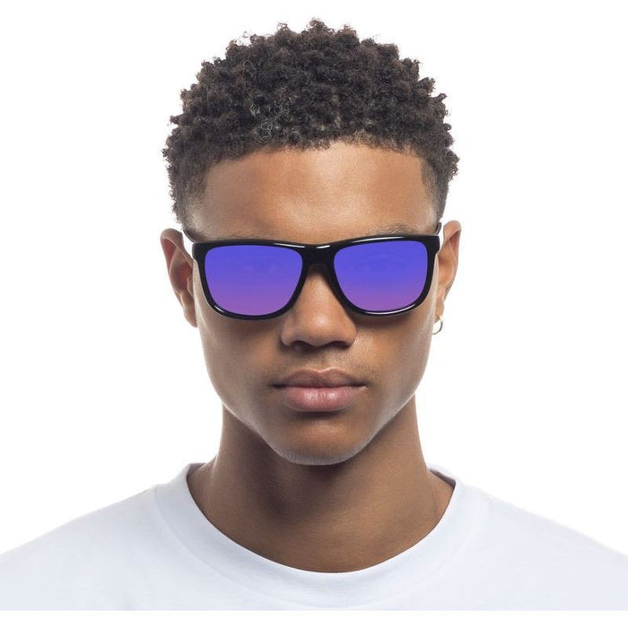Allan, Black/Blue Green Mirror Polarised Lenses
