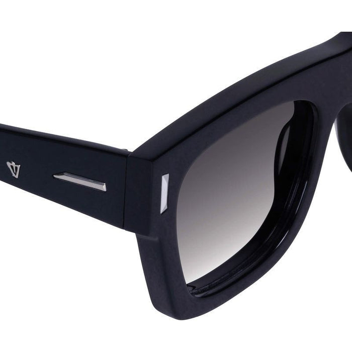 Alta II, Gloss Black with Silver Metal/Black Gradient Lenses