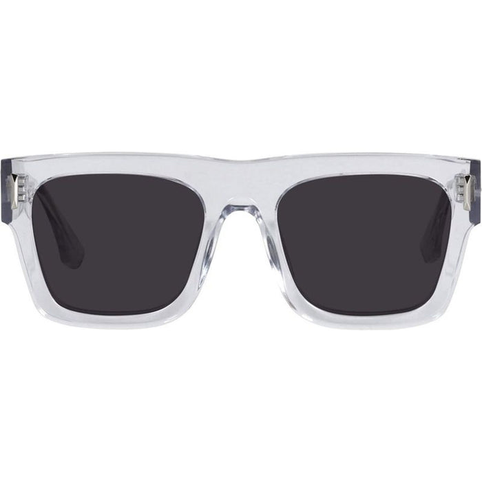 Alta, Crystal with Silver Metal Trim/Black Lenses