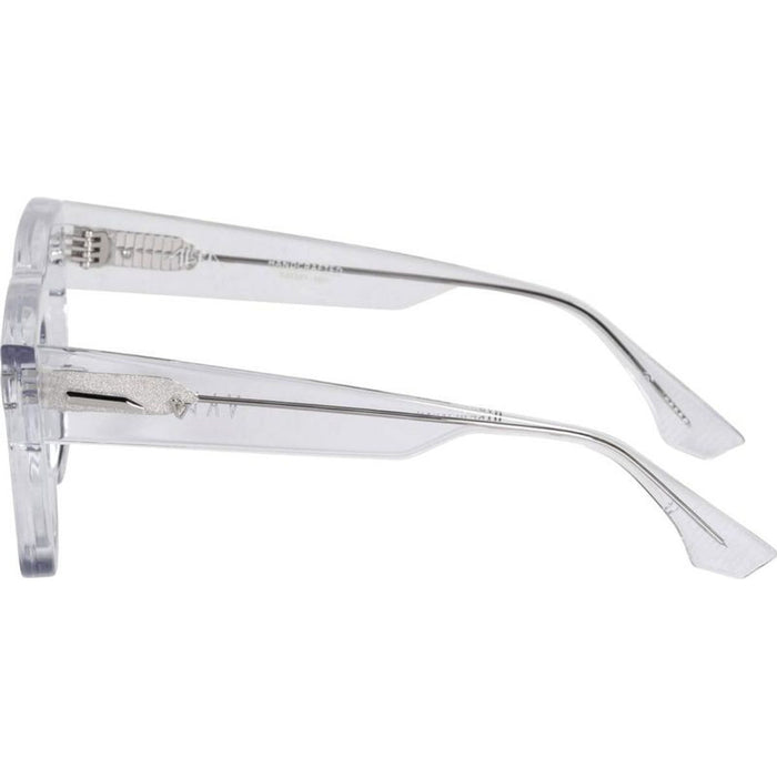Alta, Crystal with Silver Metal Trim/Black Lenses