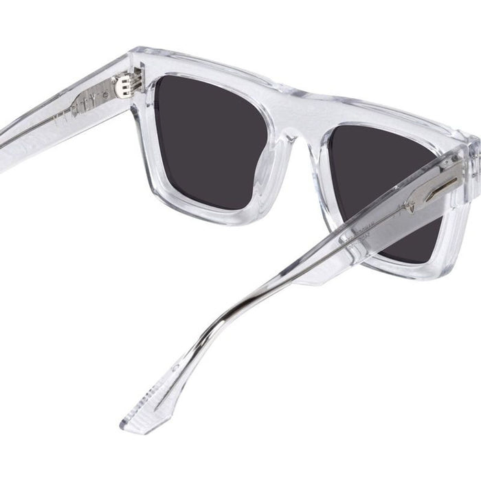 Alta, Crystal with Silver Metal Trim/Black Lenses