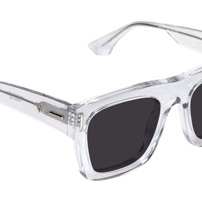 Alta, Crystal with Silver Metal Trim/Black Lenses