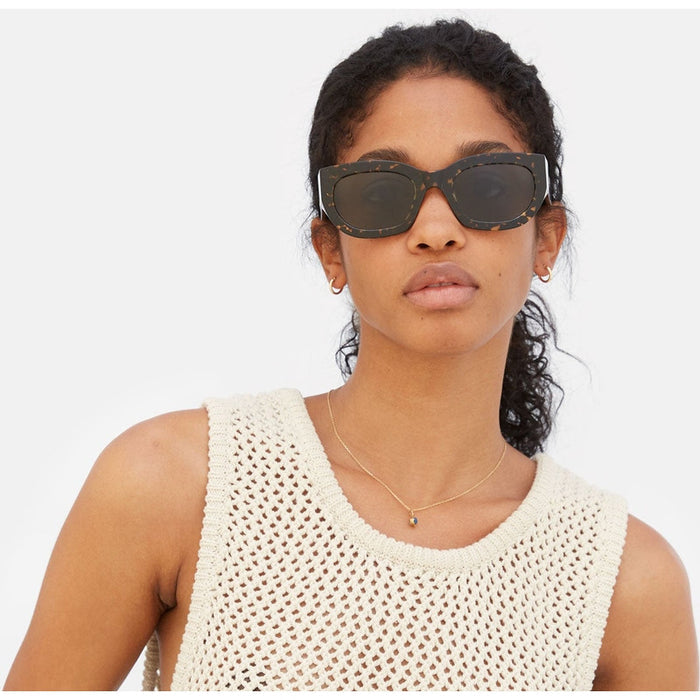 Alva, Spotted Havana/Black Lenses