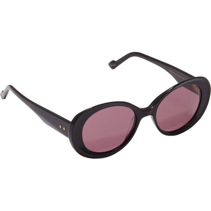 Amelia, Black/Burgundy Lenses