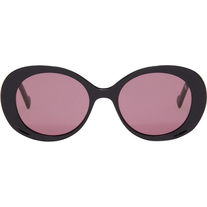 Amelia, Black/Burgundy Lenses