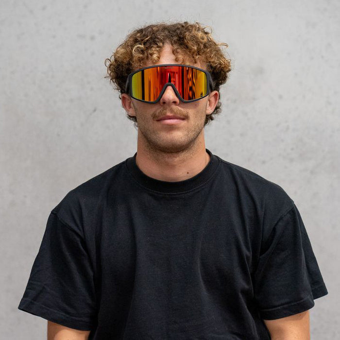 Amped, Matte Black/Red LL Ionised Lenses