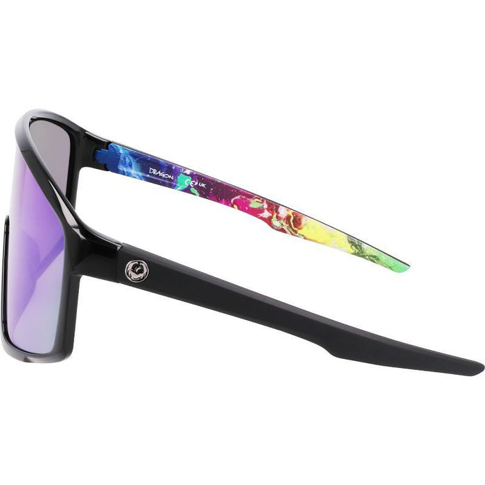 Amped, Black Multi/Green LL Ionised Lenses