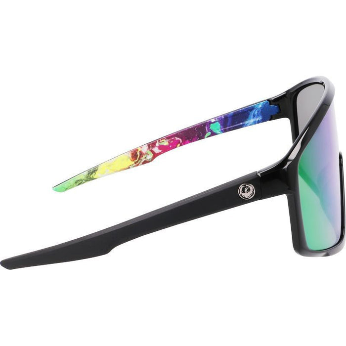 Amped, Black Multi/Green LL Ionised Lenses