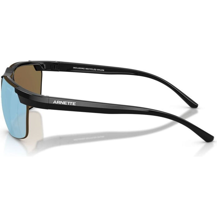 AN4370, Recycled Black/Dark Grey Water Mirror Polarised Lenses